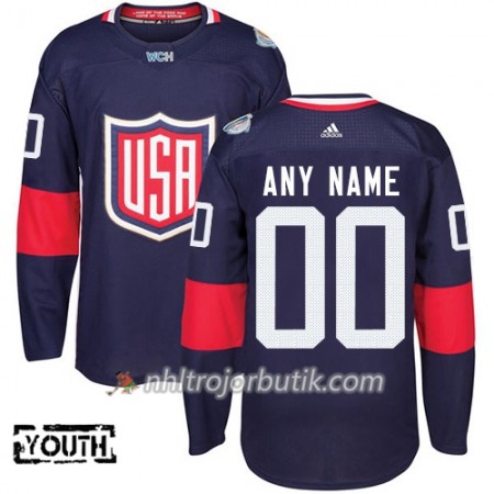 USA Tröja med eget tryck World Cup 2016 Barn Blå Premier USA Tröja med eget tryck World Cup 2016 Barn Blå Premier